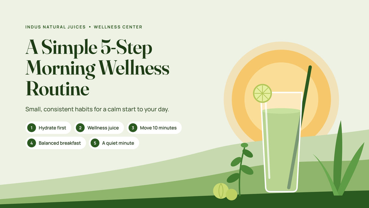 A Simple 5-Step Morning Wellness Routine