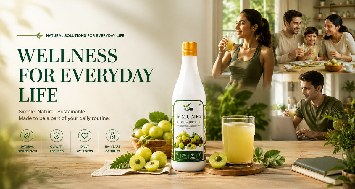 Wellness for everyday life - Immunex Amla Juice, simple and made to be part of your daily routine.
